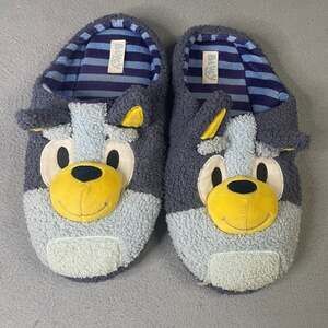 Bluey Ground Up Figural Sherpa Slippers size men’s large